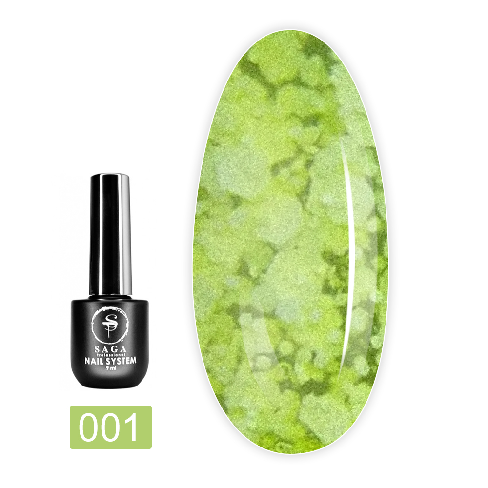 Гель лак Saga Marmalade 9 мл (001)