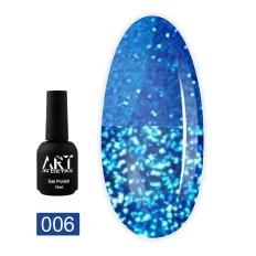 Гель лак ART In Detail Neon Flash светоотражающий 6 мл (006)