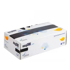 Перчатки нитрил без пудры нестерильные Care Black 100 шт (L)