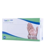 Перчатки винил без пудры нестерильные Care 100 шт (М)
