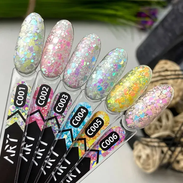 Гель-лак ART In Detail Confetti 6 мл (001)