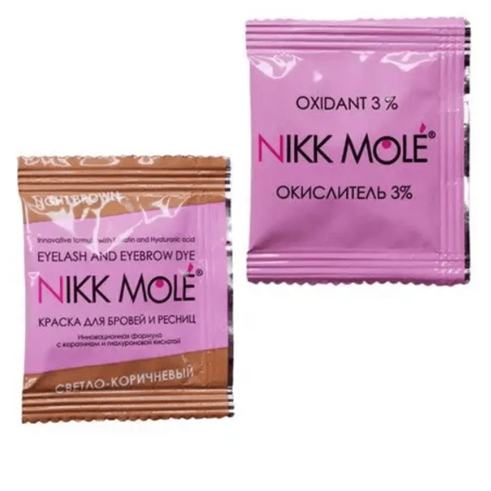 Краска для бровей и ресниц+окислитель  (Light Brown)