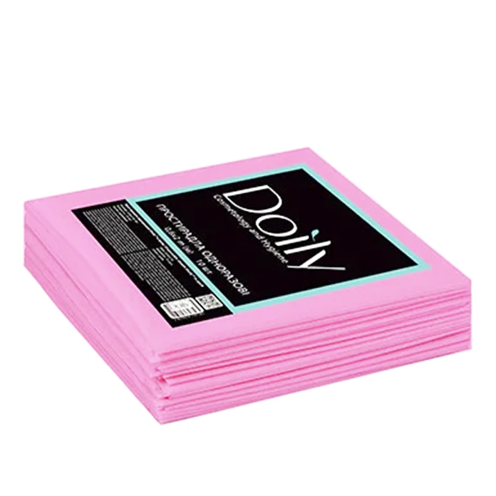 Простирадло Doily 0.8*2 м 20 шт (Рожевий)