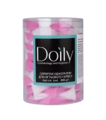 Салфетки Doily разноцветные 6*6 см 45 г/м2 800 шт в тубусе