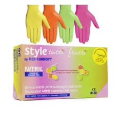 Рукавички нітрил неопудрені нестерильні MediOk Style Tutti Frutti 100 шт (XS)