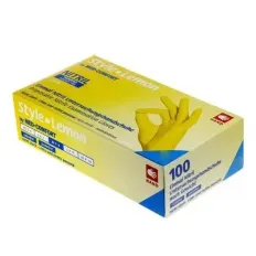 Перчатки нитрил неопудренные нестерильные MediOk Style Lemon 100 шт (S)