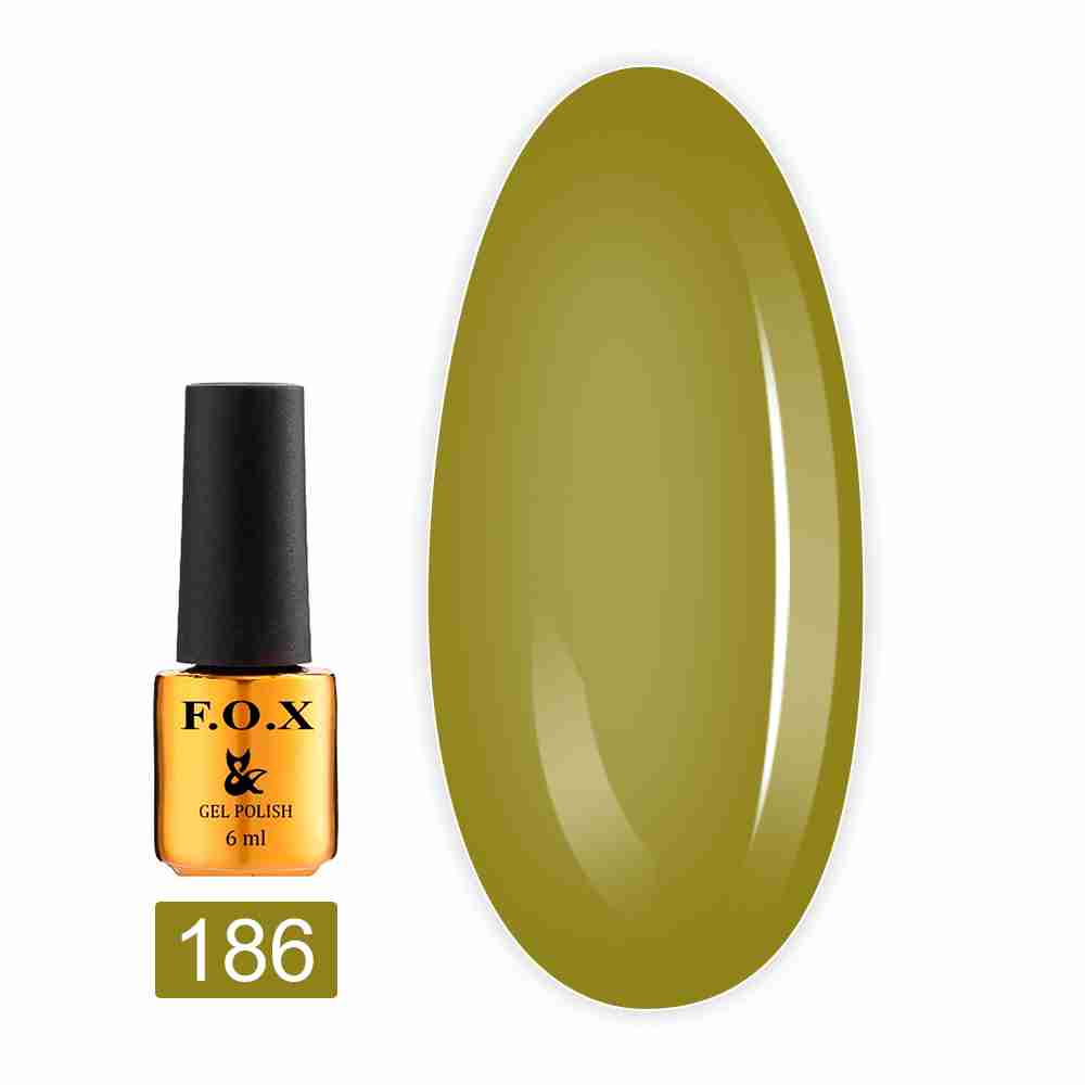 Гель-лак FOX Gold Pigment 6 мл (186)