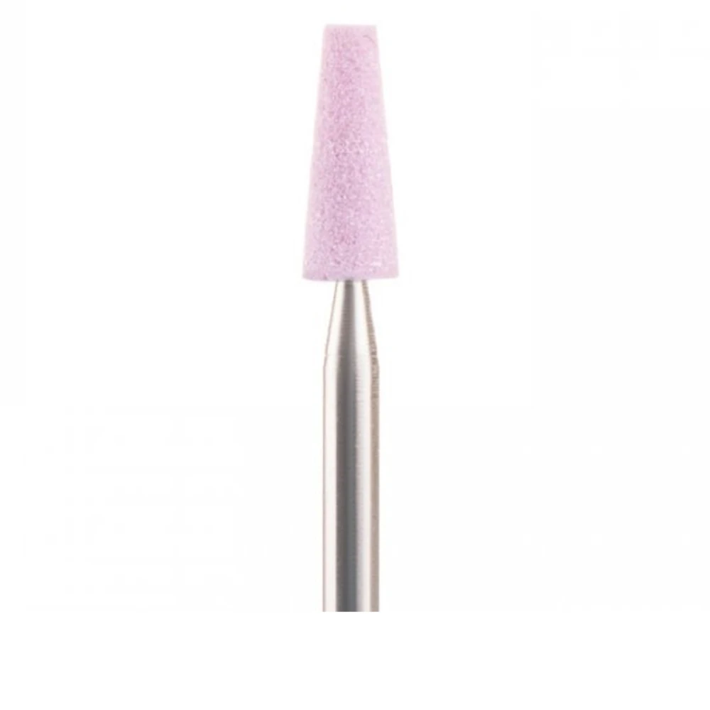 Фреза корундовая (керамика) (Конус усеченный 45-44 розовая 3.1 мм)