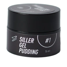 Гель-лак твердий Siller Gel Pudding 5 мл (01 Black)