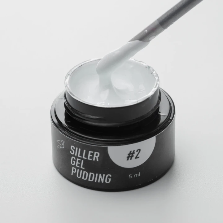 Гель лак твердый Siller Gel Pudding 5 мл (02 White)