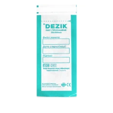 Пакети для стерилізації (прозорі) Dezik 75х150 мм 100 шт