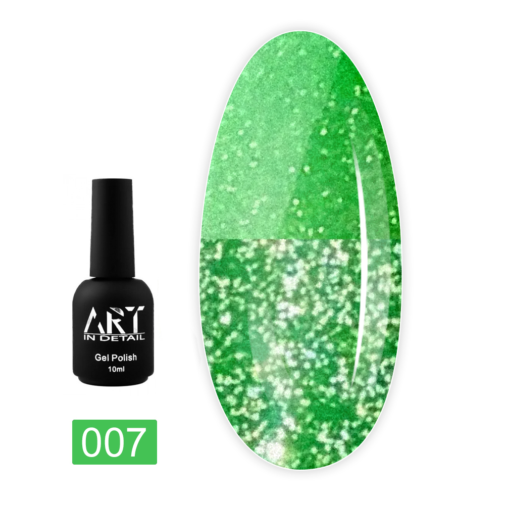 Гель лак ART In Detail Neon Flash светоотражающий 6 мл (007)