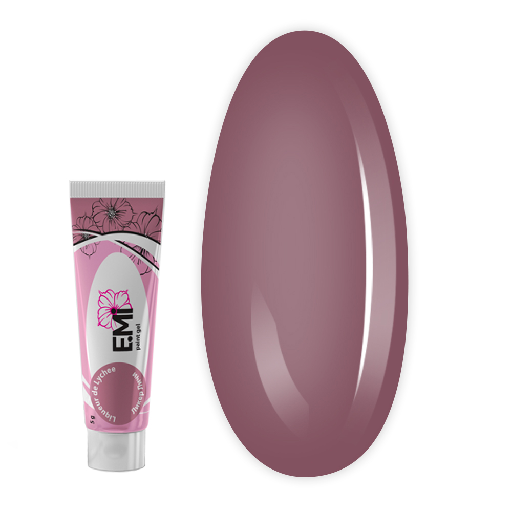 Гель-фарба для розпису та стемпіпгу E.MI 5 мл (* GLAM LADY Лікер Лічі)
