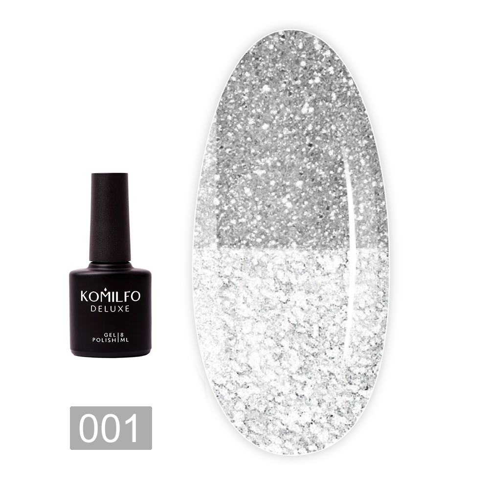 Гель лак KOMILFO Luminous светоотражающий 8 мл (001)