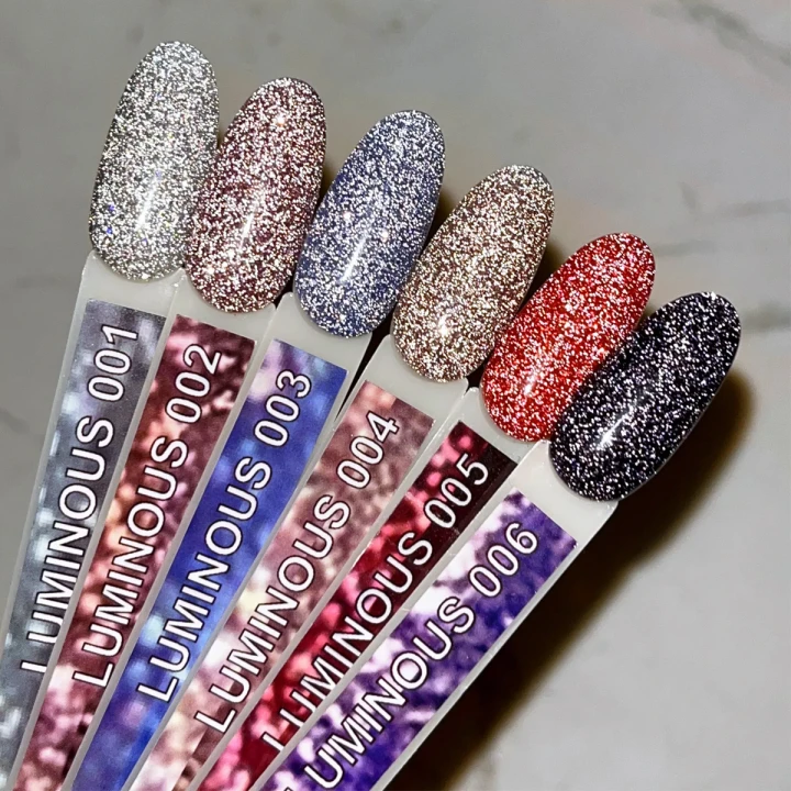 Гель лак KOMILFO Luminous светоотражающий 8 мл (002)