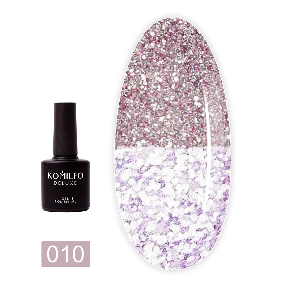 Гель лак KOMILFO Luminous светоотражающий 8 мл (010)
