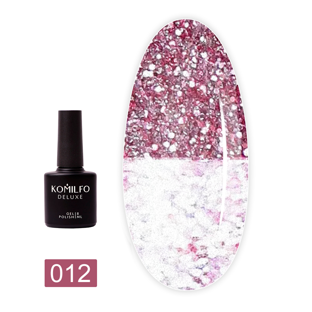 Гель-лак KOMILFO Luminous світловідбівний 8 мл (012)