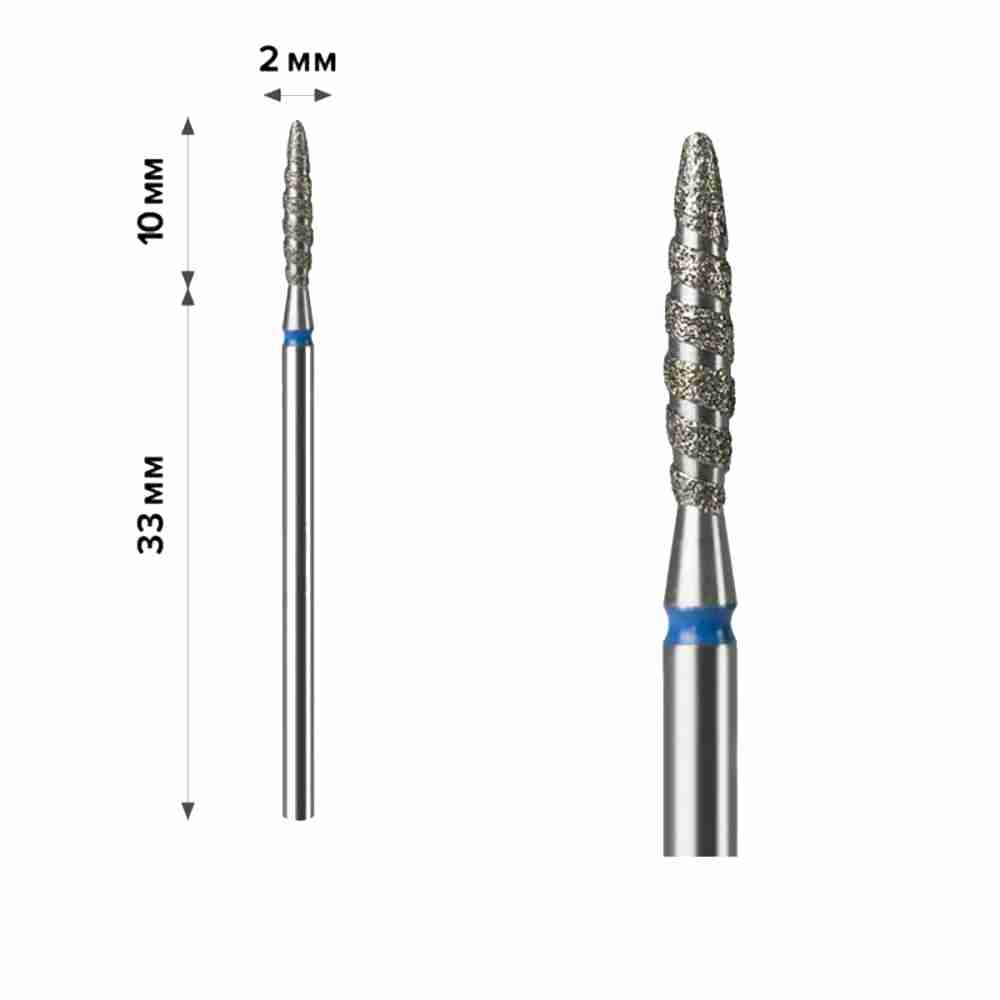 Фреза Алмазна mArt (Свічка торнадо Blue 2.3*10 (М-02))
