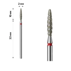 Фреза Алмазна mArt (Свічка торнадо Red 2.3*10 (М-01))