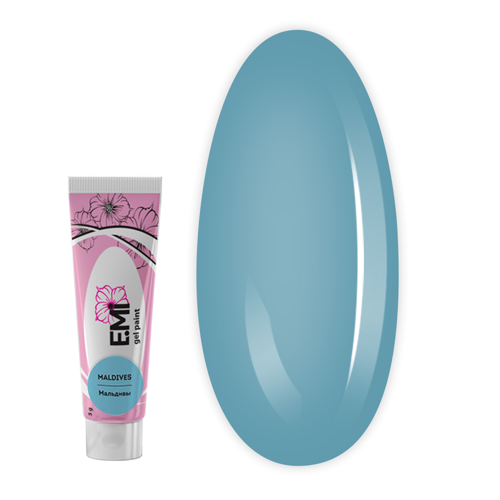 Гель-фарба для розпису та стемпіпу E.MI 5 мл (ROMANTIC ISLAND Мальдіви)