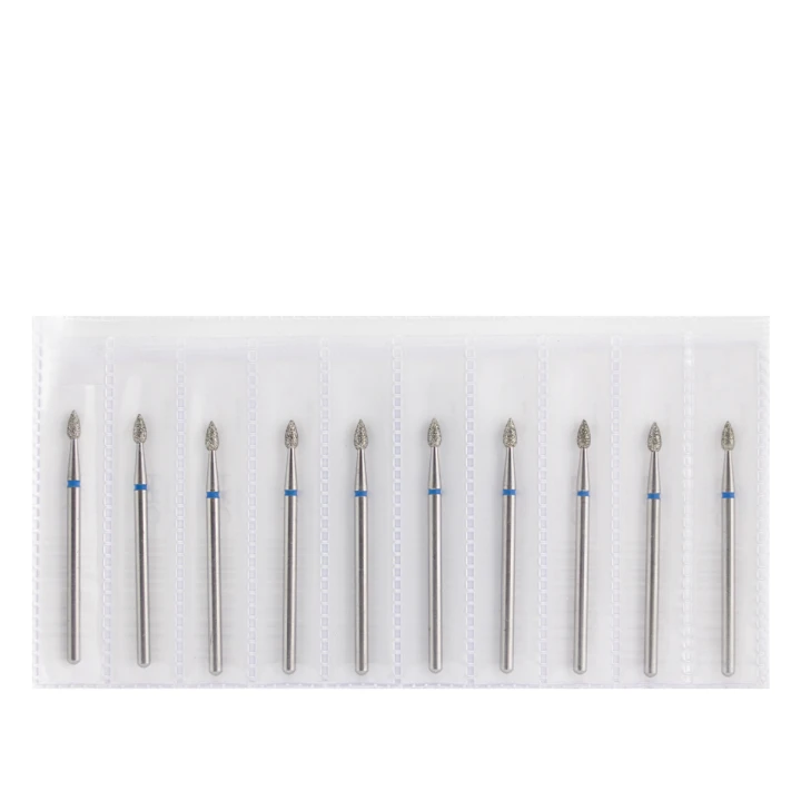 Фреза Алмазна Почка 257 загострена 10 шт (синя 524.025)