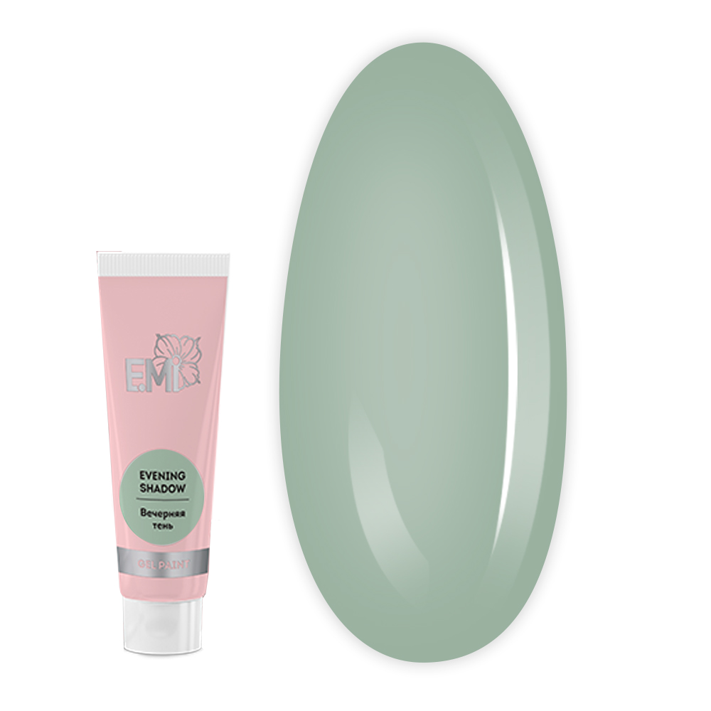 Гель-фарба для розпису та стемпіпу E.MI 5 мл (TOTAL GRAY Вечірня тінь)