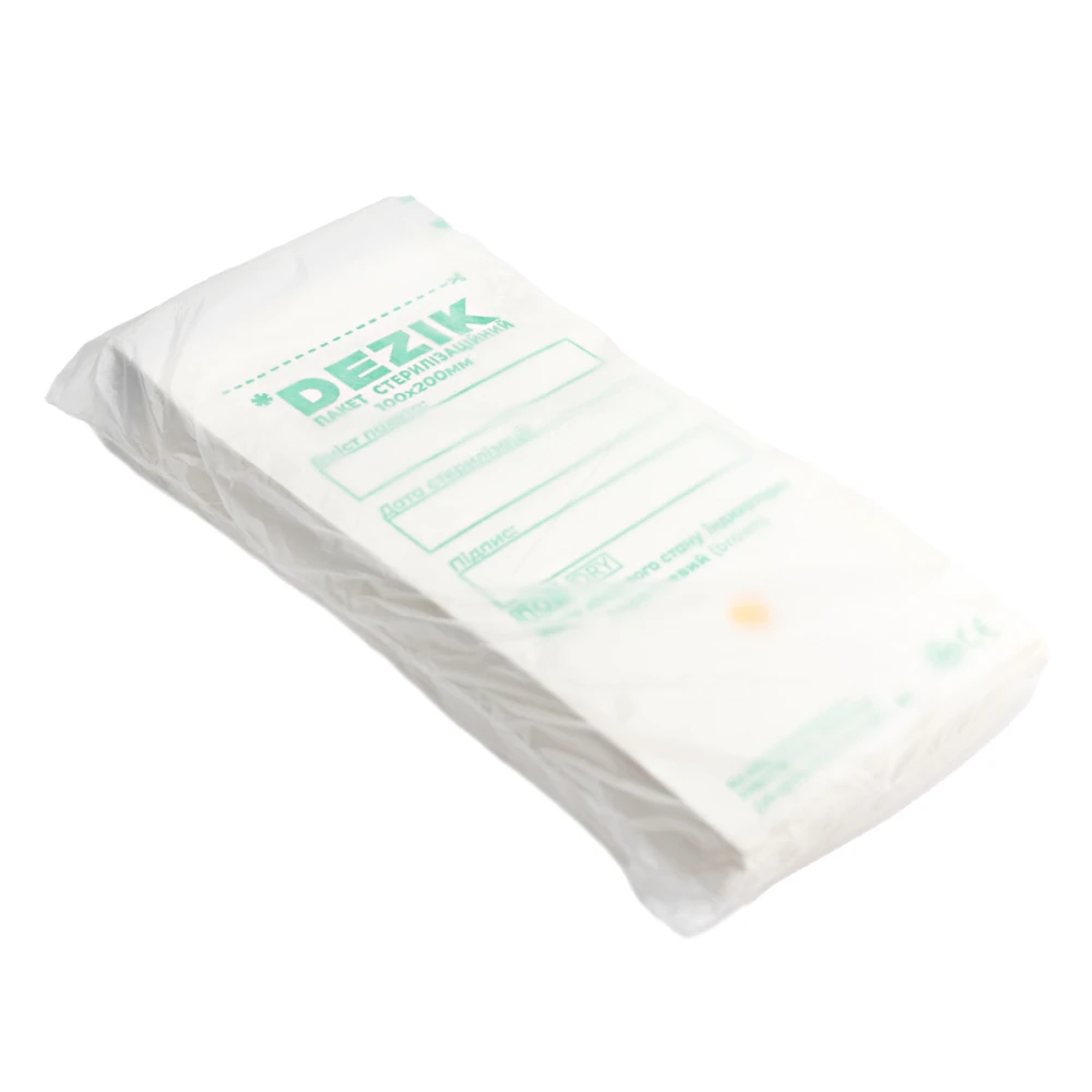 Пакеты для стерилизации (белые) Dezik 100х200 мм 100 шт