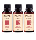 Набір INOAR кератин Джіхеір 3*50 мл