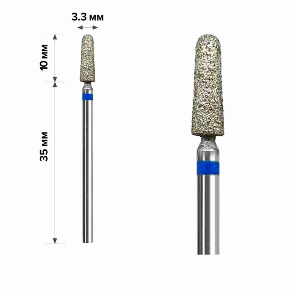 Фреза Алмазная mArt (Конус удл острый Blue 3.3*10 (М-003))