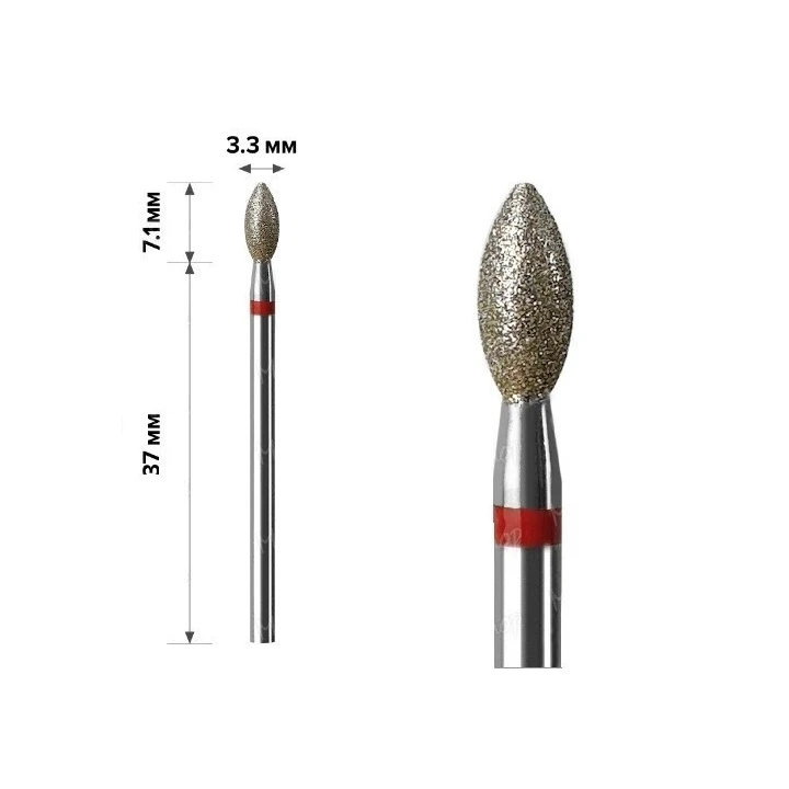 Фреза Алмазна MART (Свічка Red 3371 (1М-042))