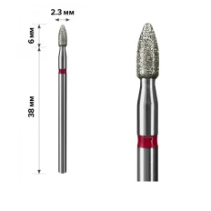 Фреза Алмазна mArt (Куля Red 2.3*6 (М-056))