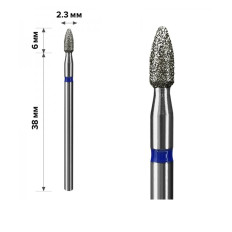 Фреза Алмазна mArt (Куля Blue 2.5*6 (М-057))