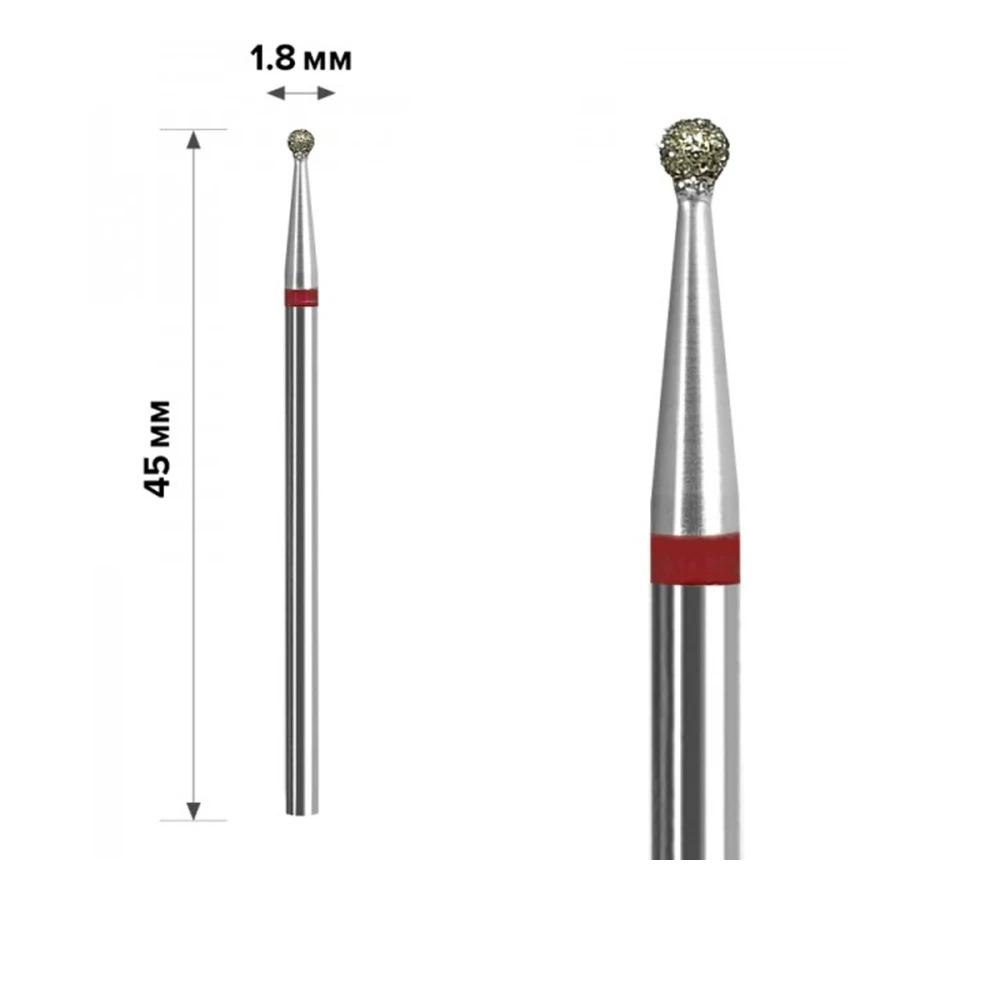 Фреза Алмазная mArt (Шарик Red 1.8 мм (М-22))