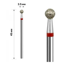 Фреза Алмазна mArt (Шарик Red 3.5 мм (М-24))