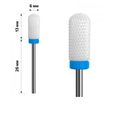 Фреза Керамічна mArt (Бочонок скруг Blue 6*13 (М-210))