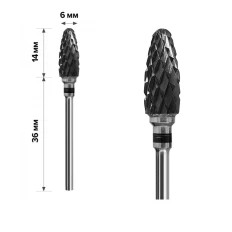 Фреза Керамічна mArt (Кукурудза XC Black 6*15 (М-218))