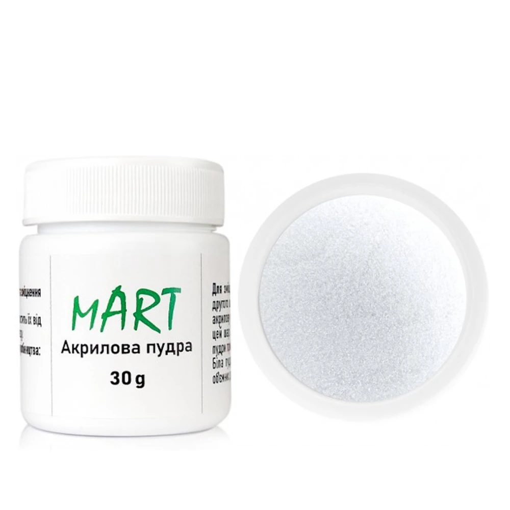 Пудра Акрилова mArt 30 г (06 White)