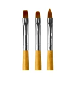 Кисточка набор mArt гель+акрил 3шт