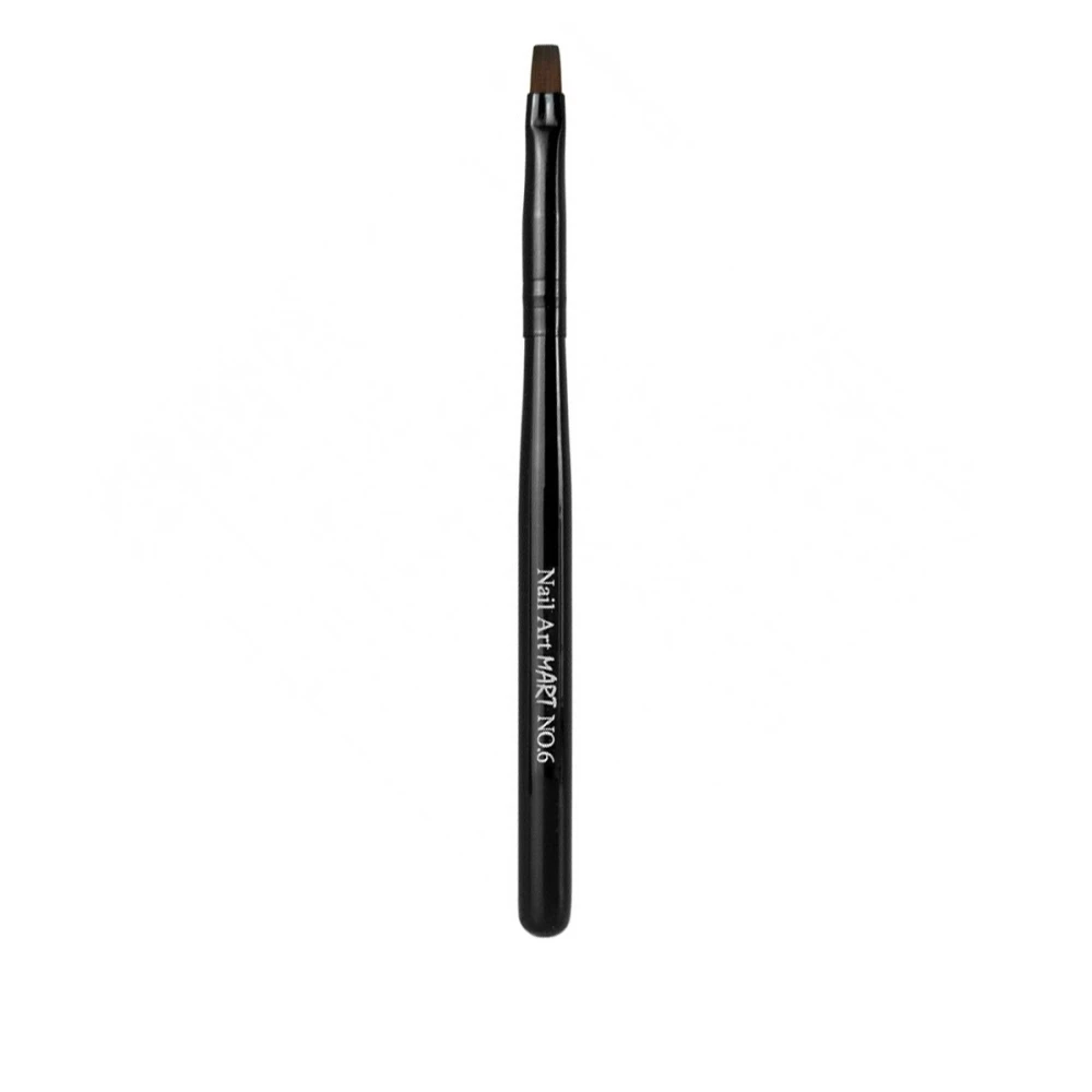 Кисточка черная с колпачком гель mArt (№6)