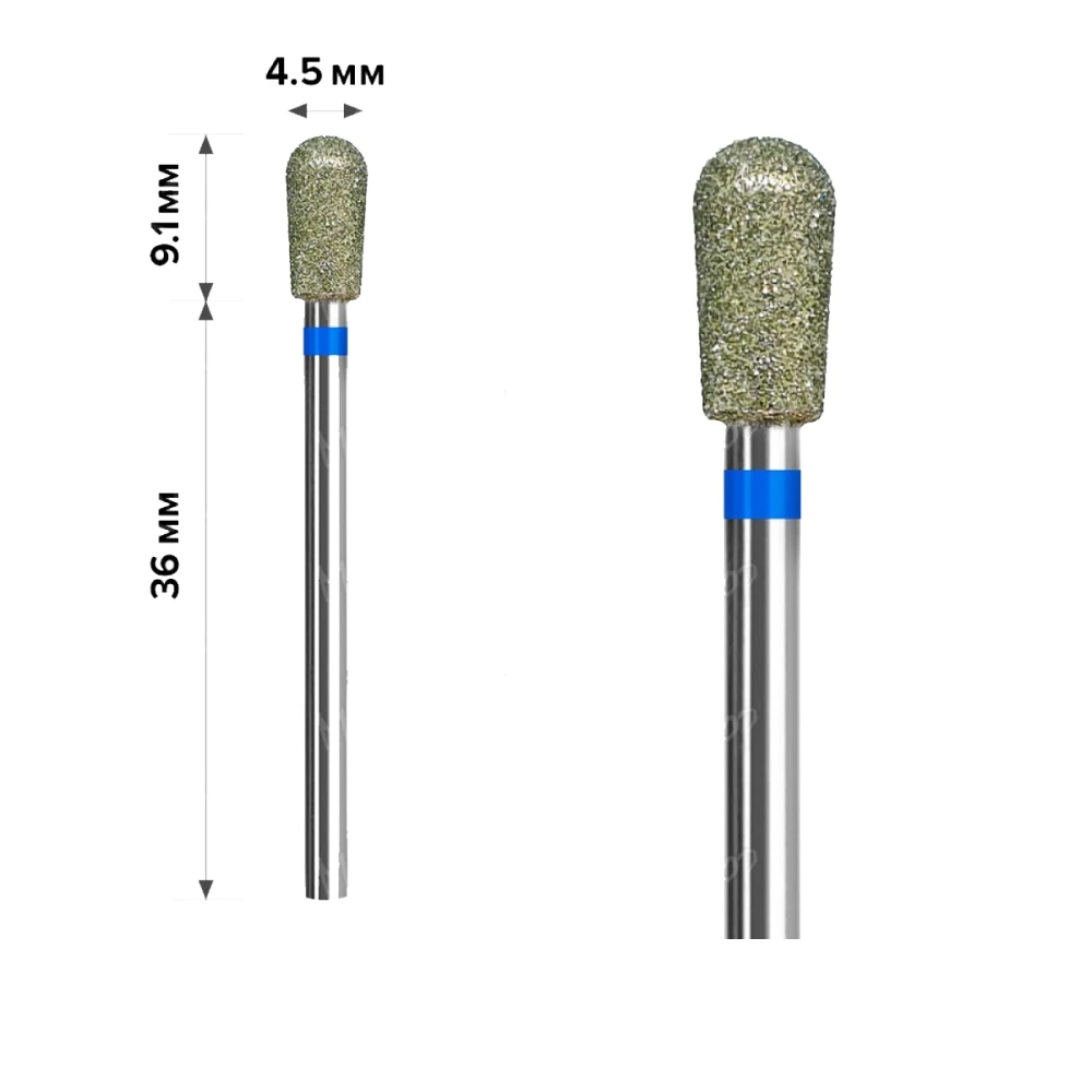 Фреза Алмазна mArt 10 шт (Грушоподібна Blue 4.5*9.1 (М-006))