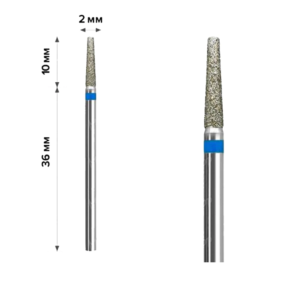 Фреза Алмазна mArt 10 шт (Конус Blue 2*10 (М-014))