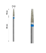 Фреза Алмазная mArt 10 шт (Конус Blue 2*10 (М-014))