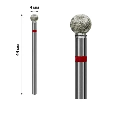 Фреза Алмазна mArt 10 шт (Куля Red 4 мм (М-017))