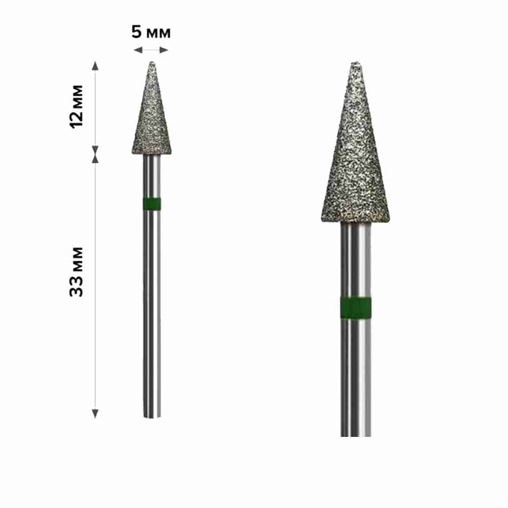 Фреза Алмазна mArt 10 шт (Конус Green 5*12 (М-027))