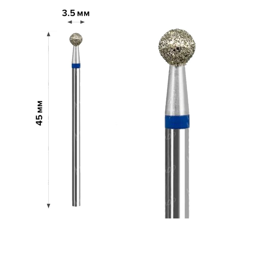 Фреза Алмазная mArt 10 шт (Шарик Blue 35 мм (М-030))