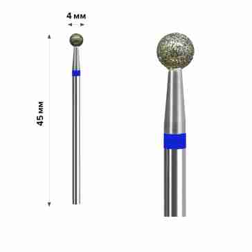 Фреза Алмазная mArt 10 шт (Шарик Blue 4 мм (М-031))