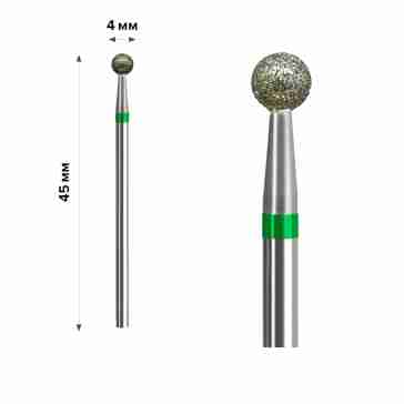 Фреза Алмазна mArt 10 шт (Шарик Green 4 мм (М-032))