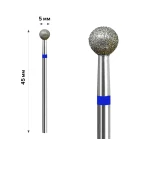 Фреза Алмазная mArt 10 шт (Шарик Blue 5 мм (М-033))