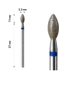 Фреза Алмазная mArt 10 шт (Свеча Blue 3.3*7.1 (М-043))