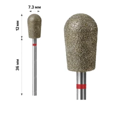 Фреза Алмазна mArt 10 шт (Грушоподібна Red 7.3*12 (М-046))